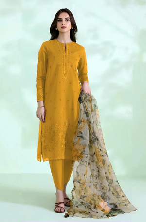 3 PIECE-EMBROIDERED LAWN SUIT-LH_101