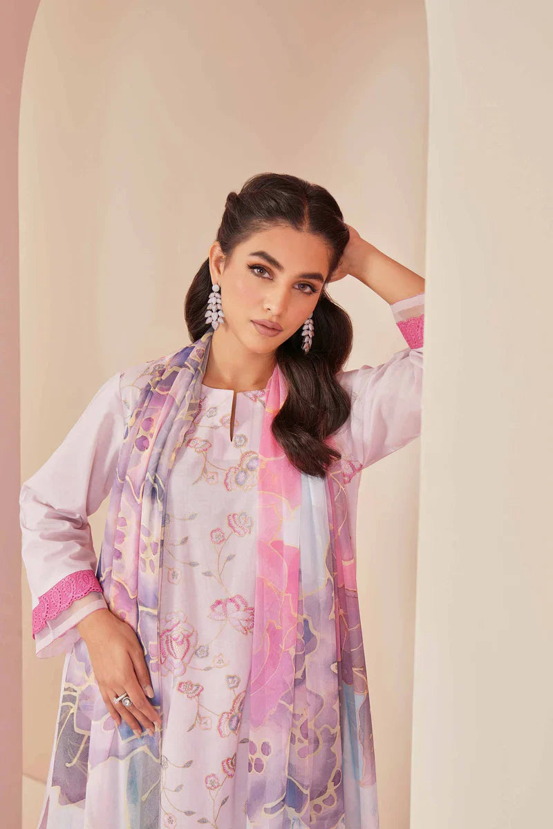 3 PC LAWN EMBROIDERED SUIT - LH52