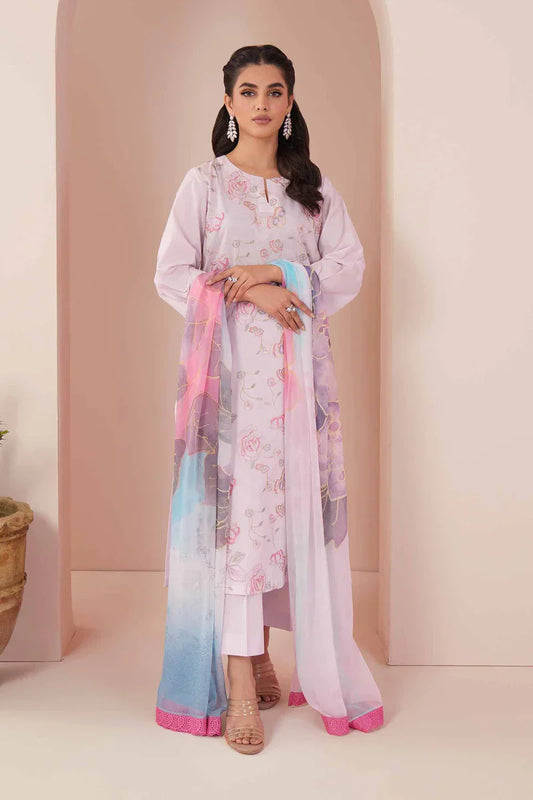 3 PC LAWN EMBROIDERED SUIT - LH52