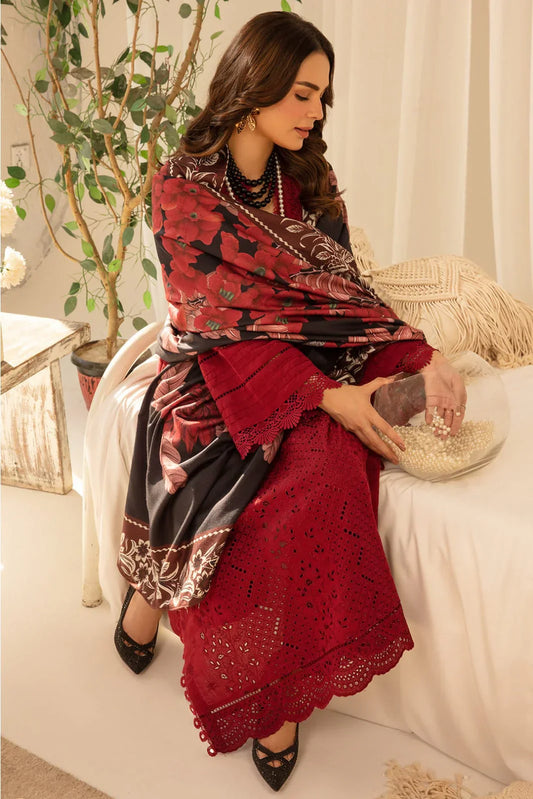 3 PC BORING EMBROIDERED LAWN SUIT-LH_89