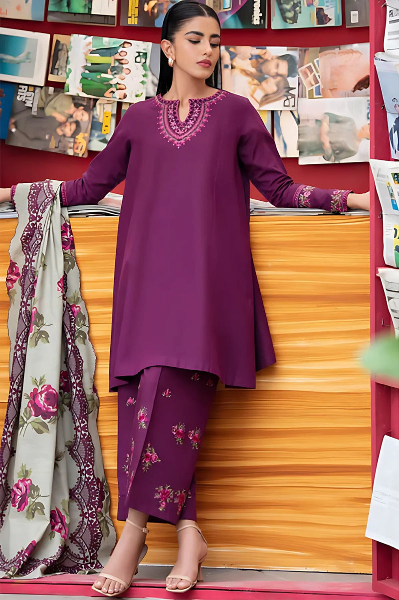 EMBROIDERED LAWN 3PC SUIT-LH_93