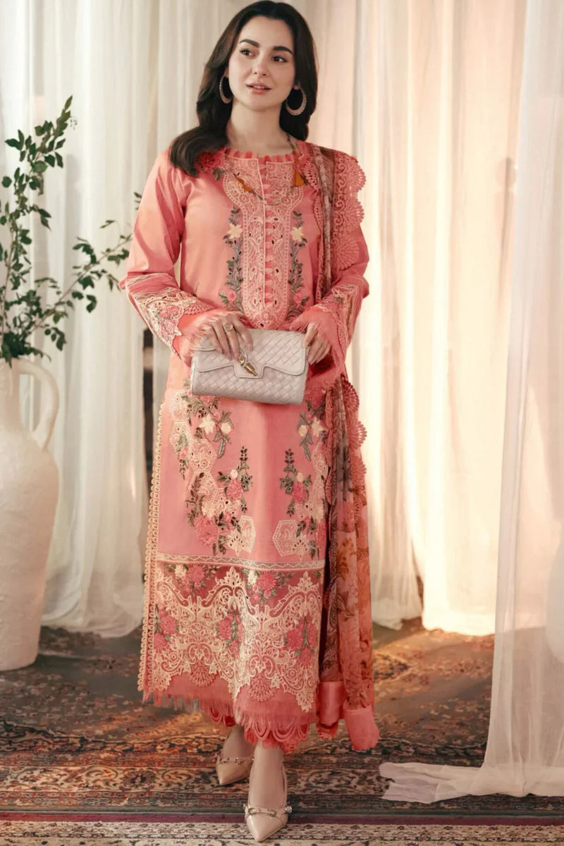 3PC EMBROIDED DHANAK - 3PC LH11