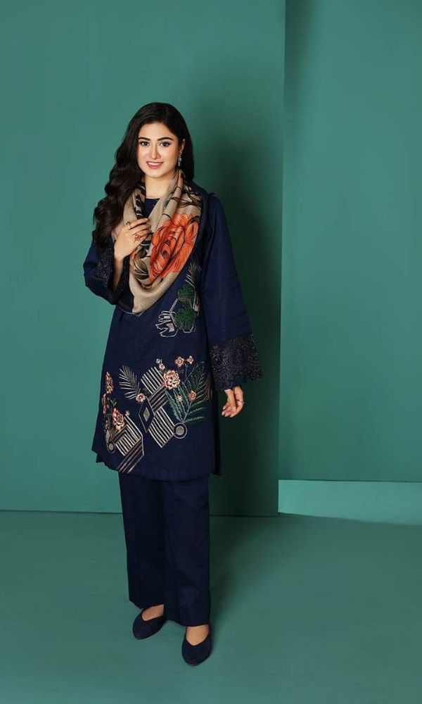 EMBROIDERED LAWN 3PC SUIT-LH_96
