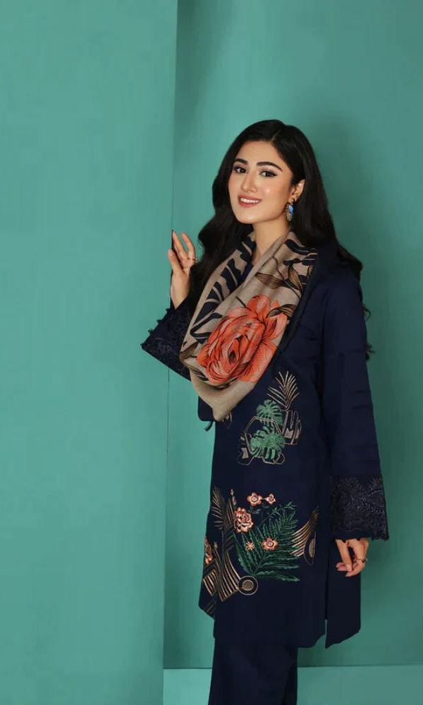 EMBROIDERED LAWN 3PC SUIT-LH_96