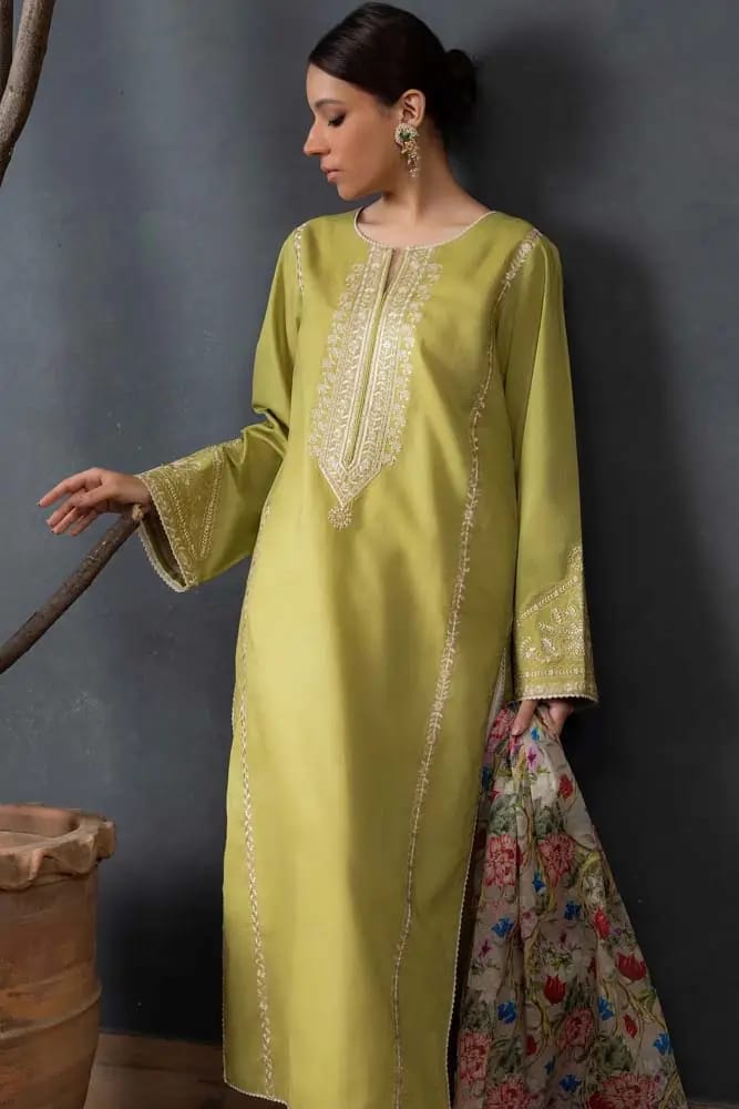 EMBROIDERED LAWN 3PC SUIT-LH_93