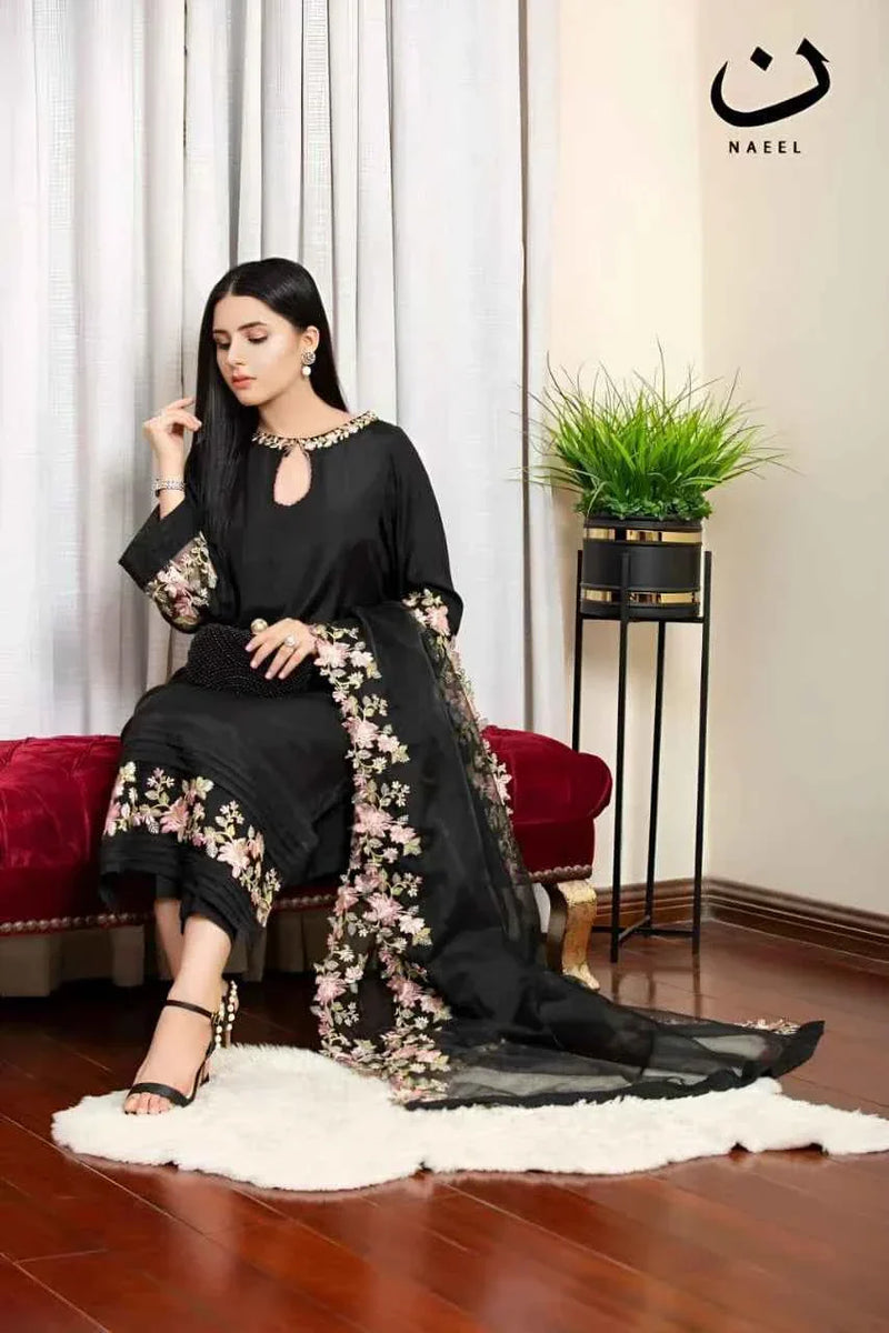 3PC EMBROIDERED LAWN SUIT - LH_82