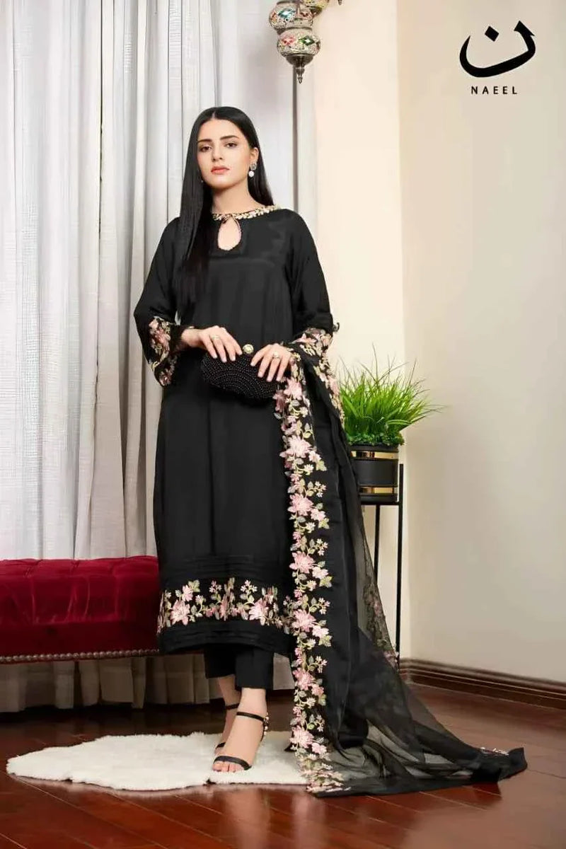 3PC EMBROIDERED LAWN SUIT - LH_82